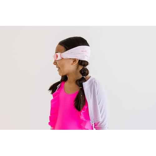 Splash Place SWIM GOGGLES with Fabric Strap - Adult & Kids Swim Goggles - PINKS & PURPLES