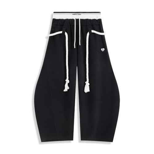 Aelfric Eden Super Baggy Barrel Sweatpants Womens Double Waist Wide Leg Sweatpants Casual Pants Trousers