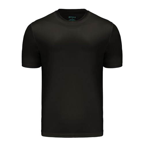 Men's Big & Tall Moisture-Wicking Short Sleeve Athletic T-Shirt - Large Tall Black