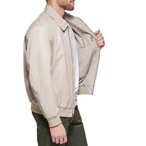 Dockers Men's Microtwill Golf Bomber Jacket