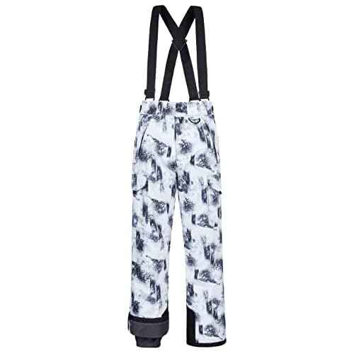 CREATMO US Men's Snow Pants Ski Bibs Waterproof Insulated Winter Snowboard Cargo