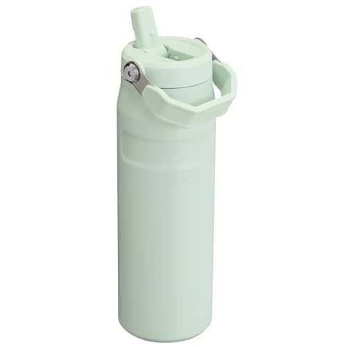 Stanley IceFlow Flip Straw 2.0 Water Bottle 24 OZ | Built-In Straw with Larger Opening | Lightweight & Leak-Resistant | Insulated Stainless Steel | BPA-Free | Mist