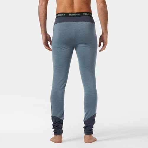 Helly-Hansen LIFA Merino Midweight Pant for Men, Track Pants with Non-Itch Fabric, 2-Layer Design, Flat Lock Seams, ZQ Wool
