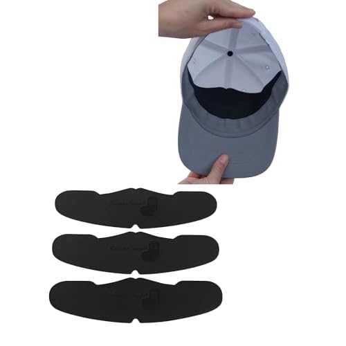 3 Count EVA Foam Baseball Crown Shaper Inserts for Low Profile Fitted, Dad Caps Snapback Hats Washable Reusable Sports Liner