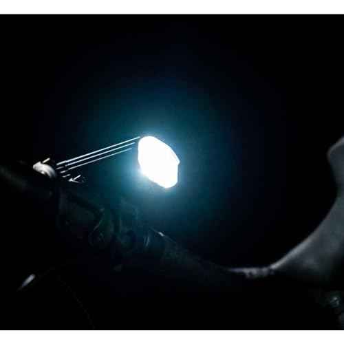 LEZYNE Fusion Drive Front Bicycle Light - Durable IPX7 Waterproof USB-C Rechargeable LED Bike Headlight with 3 Solid & 3 Flash Modes - Integrated Silicone Rubber Strap Mount - 500/600 Lumen Options