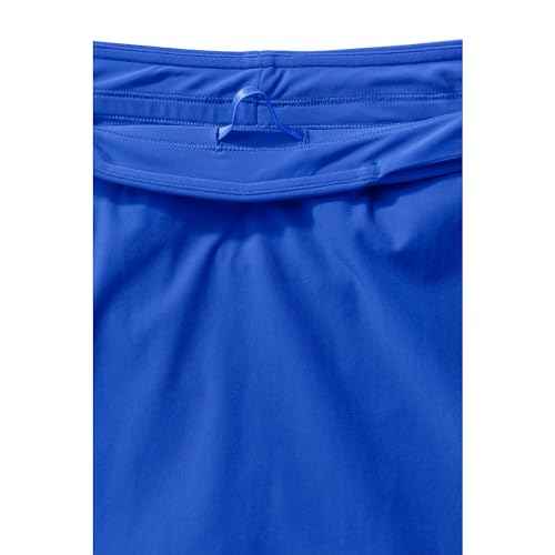 Lands' End Womens Comfort Waist Swim Skirt Swim Bottoms Skort Electric Blue Regular 14