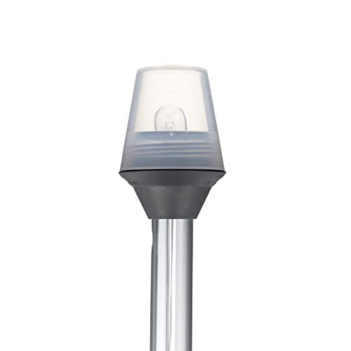 Attwood 7100C7 Stowaway Light with Plug-in Base ? 36-Inch-Long Pole, 2-Mile 360-Degree Illumination for Boats Up to 65.6 Feet