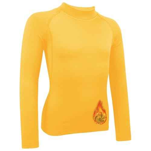 Youth Boys' Compression Shirt Long Sleeve Thermal Undershirt£¬Fleece Base Layer Athletic for Baseball, Football