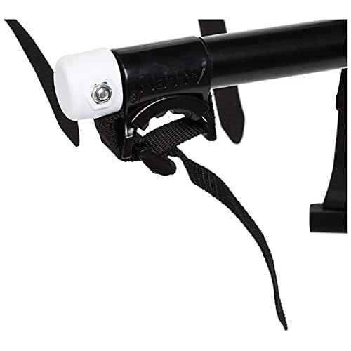 ALLEN Deluxe 3-Bike Trunk Mount Rack, Blk/ Silver