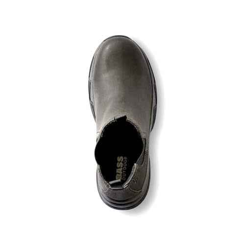 BASS OUTDOOR Women's Leather Slip on Cushioned Insole Water Resistant Boot Hiking