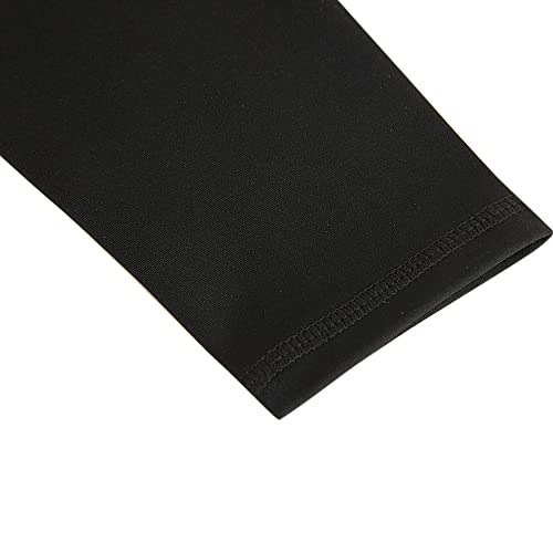 Kids High Rise Tights - Girls Activewear Leggings 11-12 Years Black