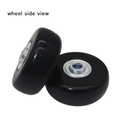 2 Inch Luggage Wheel Replacement Kit with Rubber Casters and Axles