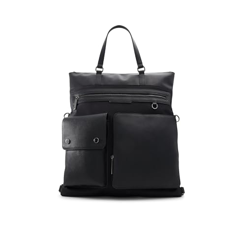 ALDO Men's Comaridx Backpack, Medium, Open Black