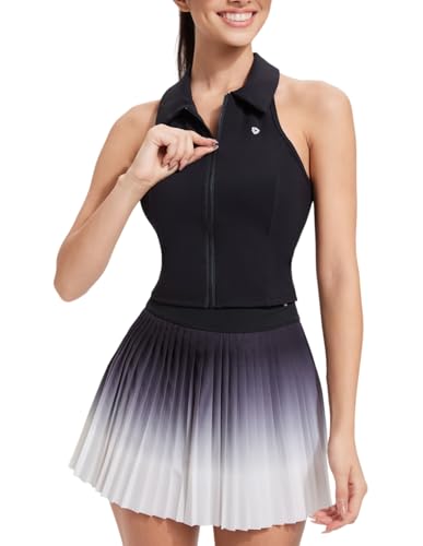 Golf Outfits for Women Preppy Golf Dress Set Athleisure Tennis Skirt and Top