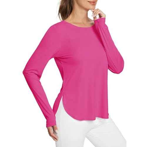 BALEAF Women's Sun Shirts UPF 50+ Long Sleeve Hiking Tops Lightweight Quick Dry UV Protection Outdoor Clothing
