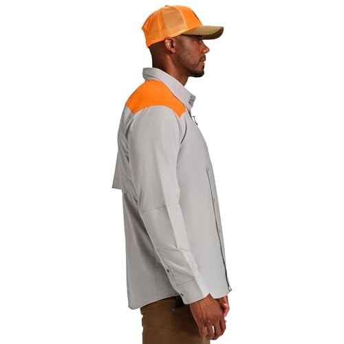 Beretta Men's Ozark Tech Button-Down Moisture-Wicking Quick-Drying Breathable Long Sleeve Outdoor Field Hunting Shirt