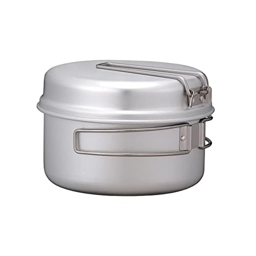 Snow Peak Multi Compact Cook Set, Japanese Titanium, Ultralight and Compact for Camping and Backpacking, Made in Japan, Lifetime Product Guarantee