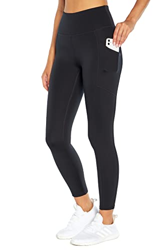 Zobha Women's High Rise Endurance Deluxe Pocket Leggings - Large Black