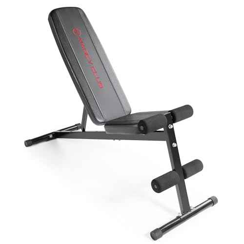 Marcy Multi-Position Adjustable Utility Bench for Home Gym Weightlifting and Strength Training