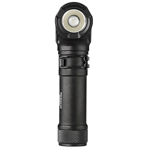 Streamlight 88095 ProTac 90X 1000-Lumen Right Angle Compact Multi-Fuel Tactical EDC Flashlight Includes Rechargeable Battery and Holster, Black