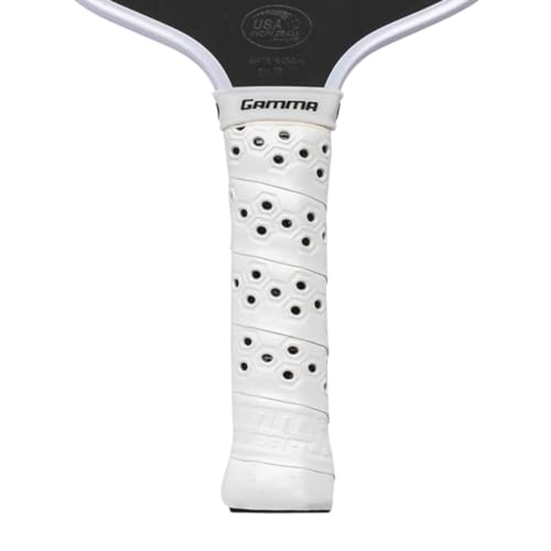 GAMMA RCF Obsidian Pickleball Paddle, Raw Carbon Fiber, 10mm, 13mm, and 16mm Options, Comfortable Molded Foam Handle, Sleak Design, Customizable Handle Weight System