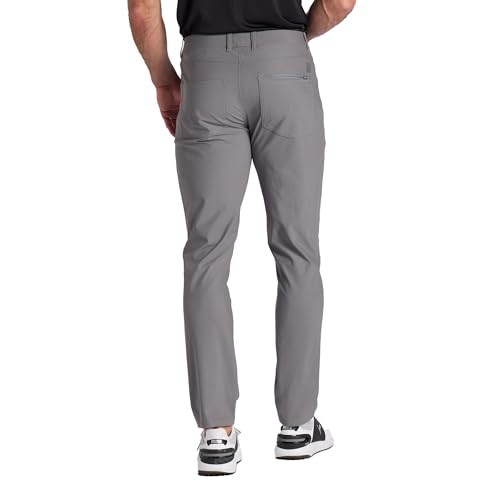 Men's Athletic 5-Pocket Golf Pants - Blue, 32W x 34L - Versatile Performance