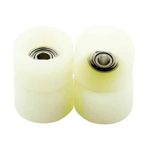 65D Urethane Fingerboard Wheels Pro Bowl Shape (Beige)
