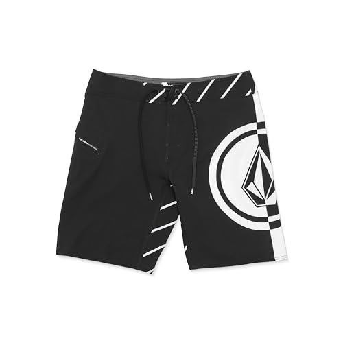 Volcom Mens Mod-tech 20" Boardshorts ? 4-Way Stretch Swim Trunks with Cinch Fly and Quick-Dry Fabric