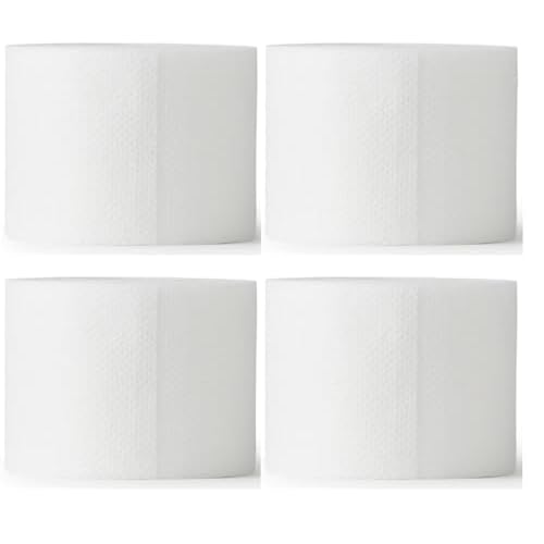 Premium Soft Cloth Easy to Tear Adhesive Tape 2 inch x 10 Yards for First Aid, Breathable Cloth Surgical Tape (Pack of 4)