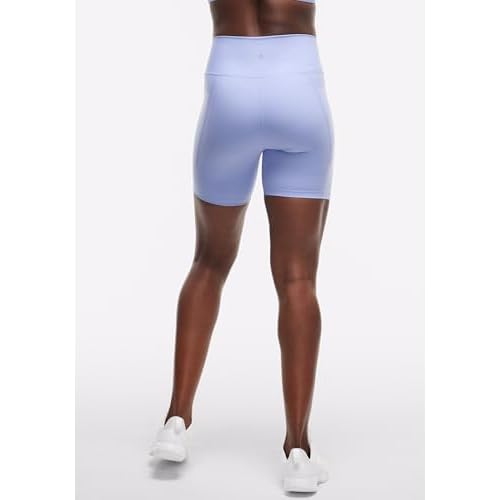 Peloton Women's Cadent 7" High-Rise Pocket Biker Shorts, Workout Shorts, Gym Shorts