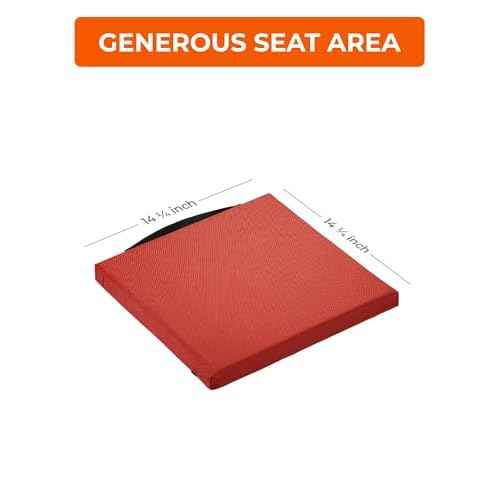 ORORO Portable Heated Cushion with Battery, USB Heated Seat Cushion for Office Chair, Stadium (Charger Not Included)