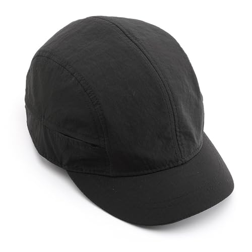 Quick-Dry Lightweight Polyester Baseball Cap with Adjustable Drawstring - Brown - One Size