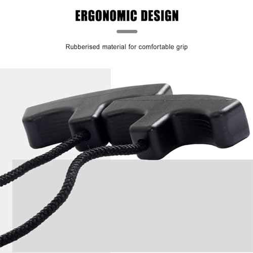 SOPOGER Crossbow Cocking Rope, Crossbow Cocking Device T Handle Crossbow Draw Assist, Crossbow Pull Cord Rope Cocker String Puller Assist Tool
