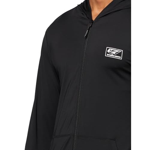 Volcom Men's Modstone Loose Fit Zip Hood UPF 50+ Long Sleeve Rashguard