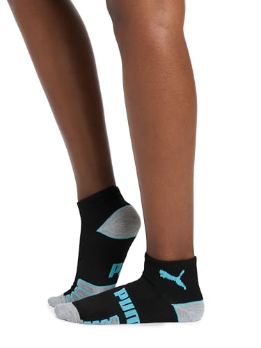 Women's 6 Pack Crew Socks with Arch Support and Cushioned Footbed
