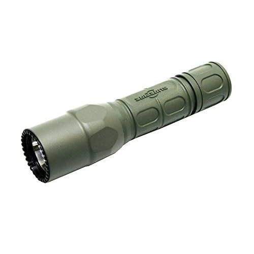 SureFire G2X Pro Dual-Output LED Flashlight with click switch, Forest Green
