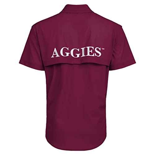 Texas A&M Aggies NCAA Mens Gone Fishing Shirt - L