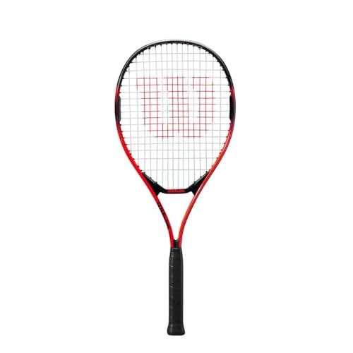 Wilson Pro Staff Precision Junior 25-Inch Tennis Racket - Black/Red