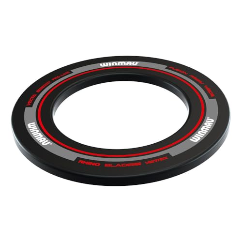 Winmau Dart Board Surround Ring - Advance Black, Red, White and Green Dartboard Surrounds - Backboard Wall Protector