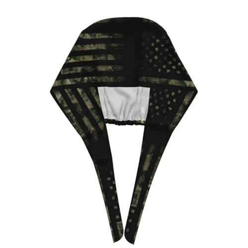 Adjustable Working Cap Breathable Unisex Women Men Elastic Bandage Tie Back Hats Scrub Nursing Doctor Surgeon Cap