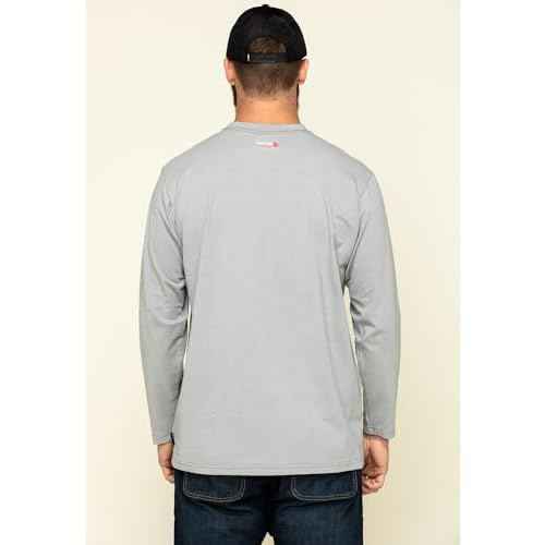 Ariat Mens FR Khaki Base Layer Long Sleeve Tee