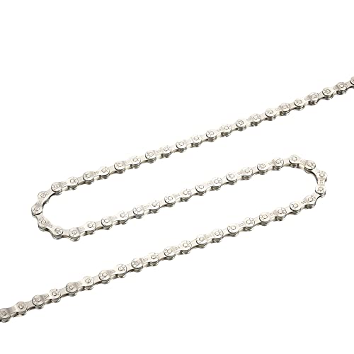 6/7/8 Speed Silver Bicycle Chain - 116 Links, Full Plating, Includes Master Links & Chain Tool