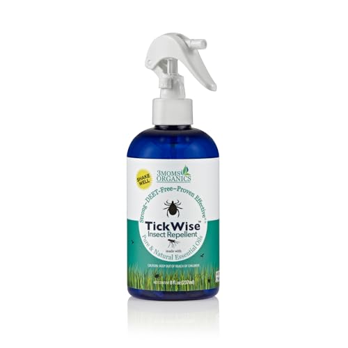 8oz Natural Tick & Insect Repellent Spray - DEET-Free, Plant-Based for Family & Pets - Variation of THIS listing