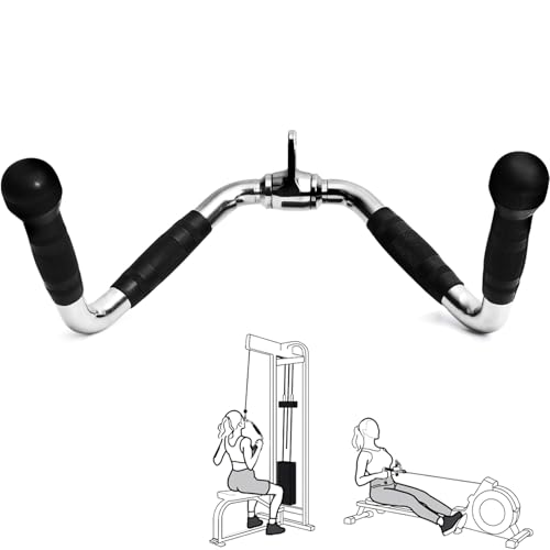 Lat Pulldown Bar Attachment for Strength Training - 15.7 x 8 in, Supports 400 lb