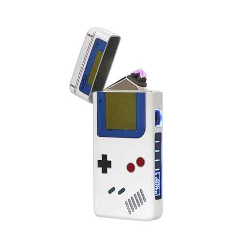BAHASA Electric Lighter - USB Rechargeable Plasma Lighter, Windproof Flameless Lighters, Perfect for Retro Gaming Gifts, Men's Birthday Gifts