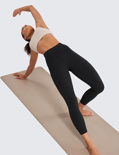 High Waist Yoga Capris 23 Inch - Soft, Ultra Stretch & Comfortable for Lounge & Workout