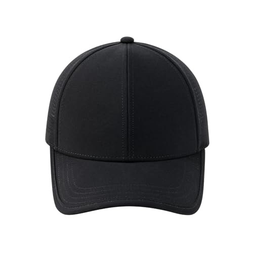 BOTVELA Men Structured Baseball Cap Side Laser Cut Vented Performance Hat for Outdoor Activities