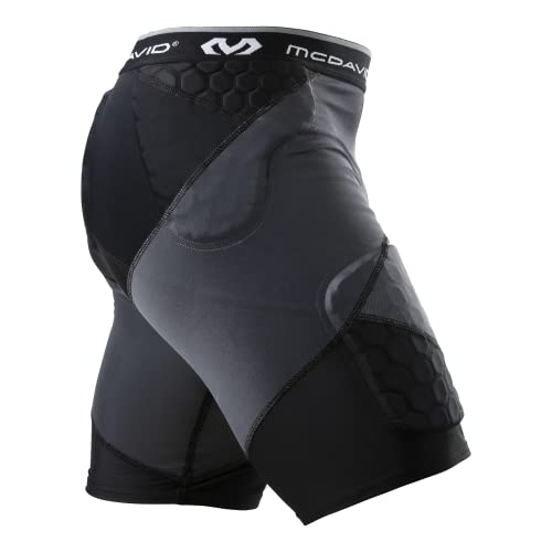 McDavid Compression Padded Girdle Shorts. Pads on HIPS, Thighs and Tailbone. Football, Lacrosse, Basketball and More.