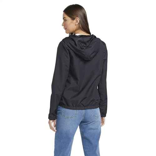 Volcom Women's Plus Enemy Stone Hooded Zip Front Windbreaker Jacket
