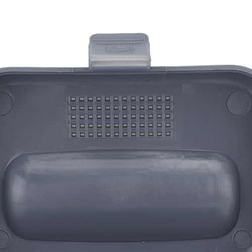 Fishing Live Bait Box, Fishing Bait Station Plastic Heat Resistant Perforated Cover Array Design Bait Bucket with Aerator Grey for Fishing Enthusiasts